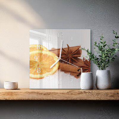 Quadrato orologio Limone e vaniglia
