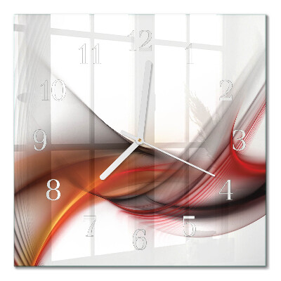 Quadrato orologio Linee astratte