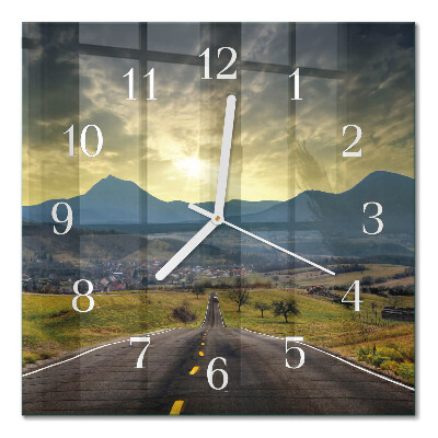 Quadrato orologio Sentiero di montagna