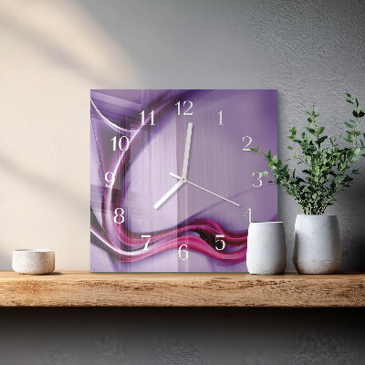 Orologio da parete quadrato Astrazione