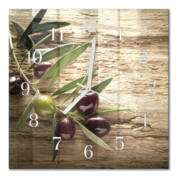 Orologio da parete quadrato Olive