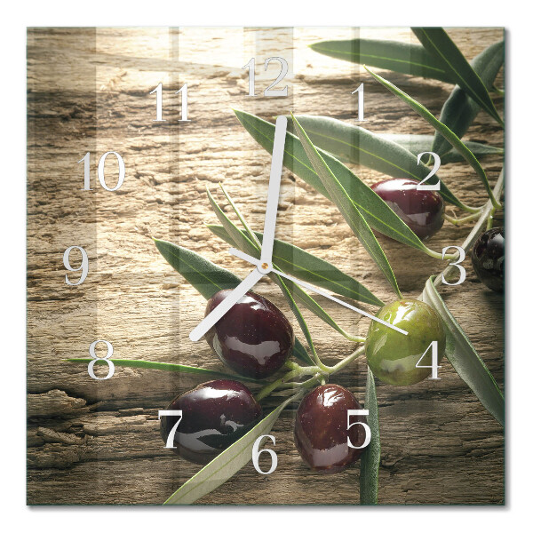 Orologio da parete quadrato Olive