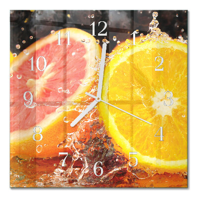 Orologio da parete quadrato Frutta