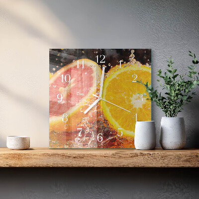 Orologio da parete quadrato Frutta