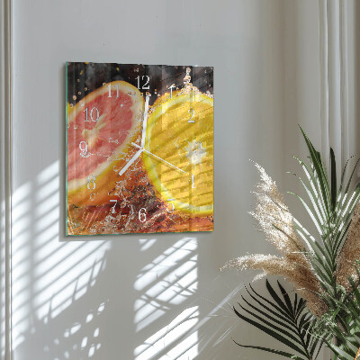 Orologio da parete quadrato Frutta