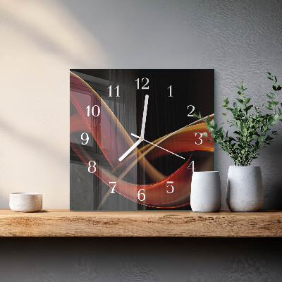Orologio da parete quadrato Astrazione