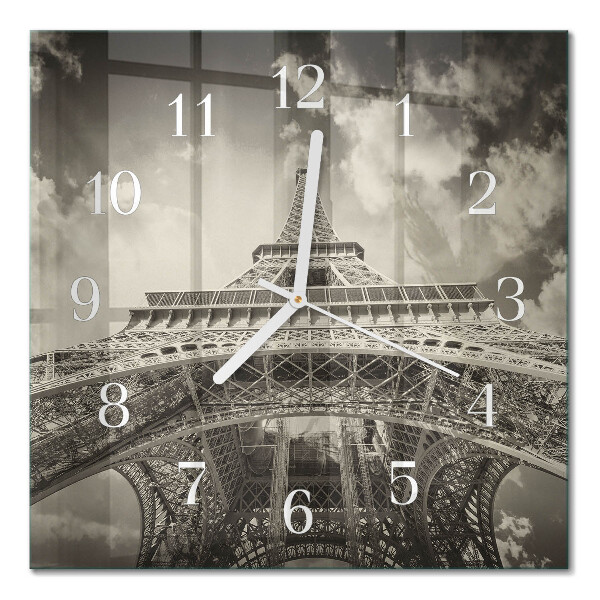 Orologio da parete quadrato Torre Eiffel