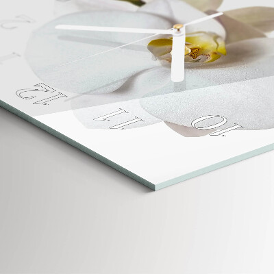 Quadrato orologio Orchidea