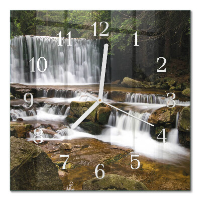 Orologio da parete quadrato Cascate