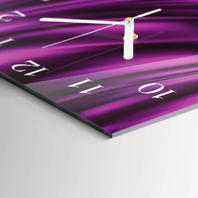 Quadrato orologio quadrato in vetro Astrazione