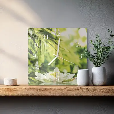 Orologio da parete quadrato Natura