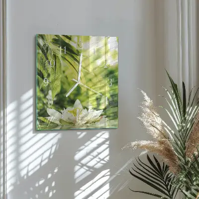 Orologio da parete quadrato Natura