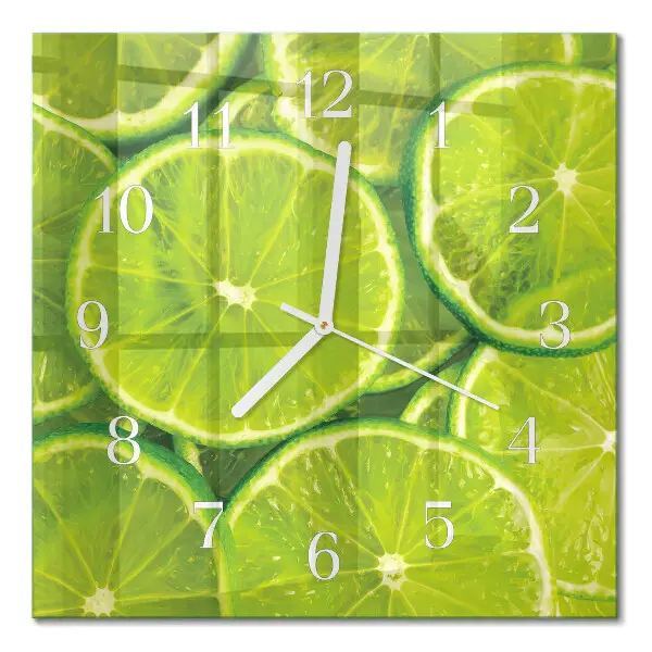 Orologio da parete quadrato Carbonato di calcio