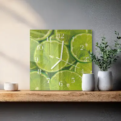 Orologio da parete quadrato Carbonato di calcio