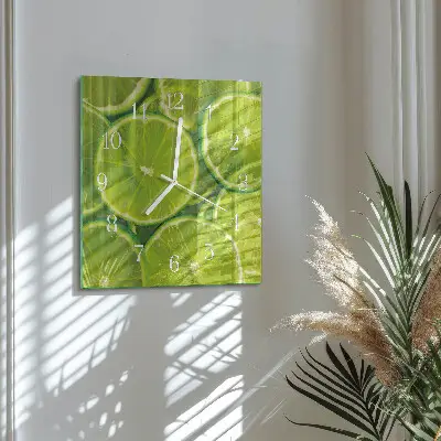 Orologio da parete quadrato Carbonato di calcio