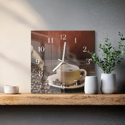 Quadrato orologio Caffè