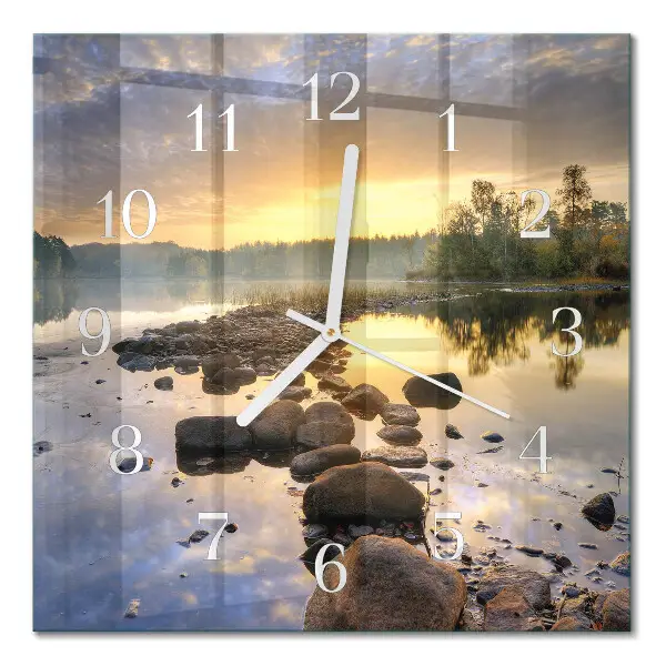 Quadrato orologio Lago Natura