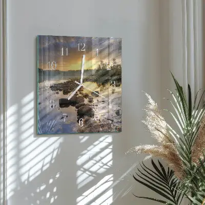 Quadrato orologio Lago Natura