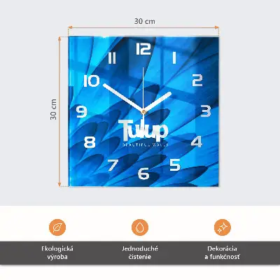 Quadrato orologio Lago Natura