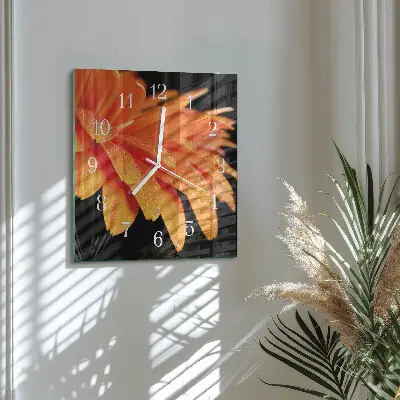 Orologio da parete quadrato Gerbera