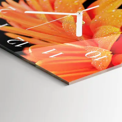 Orologio da parete quadrato Gerbera