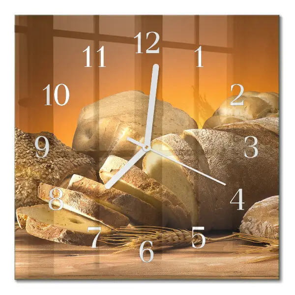 Orologio da parete quadrato Pane