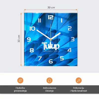 Orologio da parete quadrato Pane