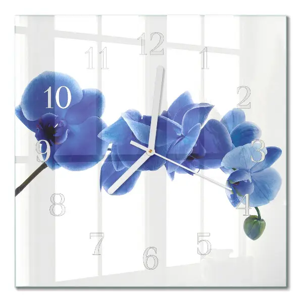 Orologio da parete quadrato Orchidea