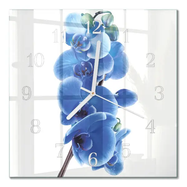 Quadrato orologio Orchidea