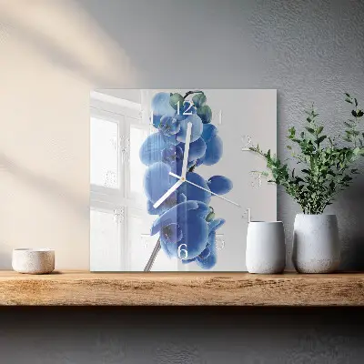 Quadrato orologio Orchidea