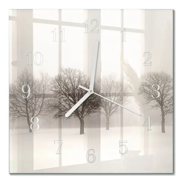 Orologio da parete quadrato Inverno
