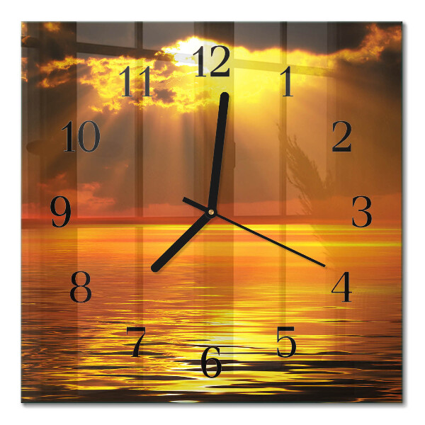 Orologio quadrato Tramonto