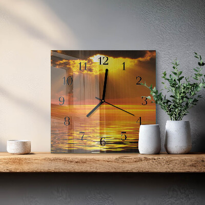 Orologio quadrato Tramonto