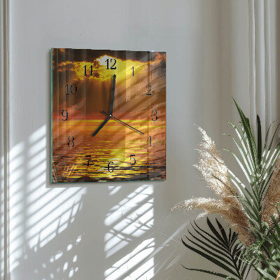 Orologio quadrato Tramonto
