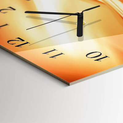 Quadrato orologio in vetro decorativo Astrazione