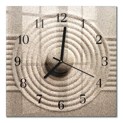 Quadrato orologio in vetro decorativo Calcolo