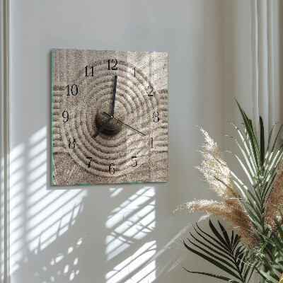 Quadrato orologio in vetro decorativo Calcolo