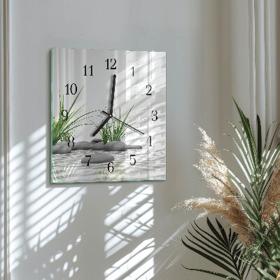 Orologio quadrato Pietre