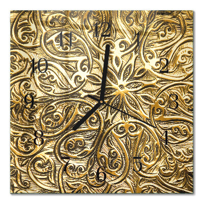 Quadrato orologio in vetro decorativo Mosaico