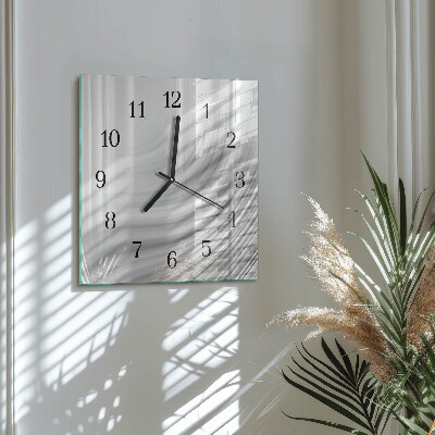 Quadrato orologio in vetro decorativo Astrazione