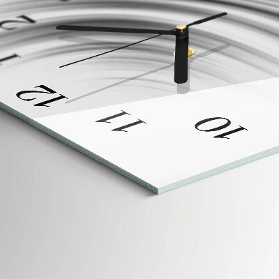 Quadrato orologio in vetro decorativo Astrazione