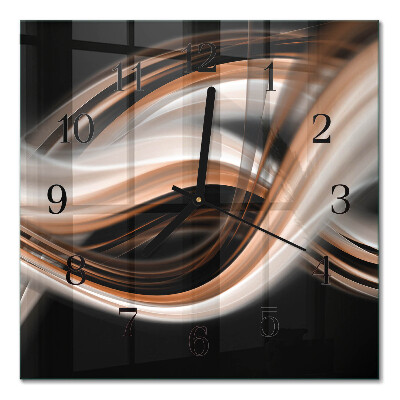 Quadrato orologio da parete Arte astratta