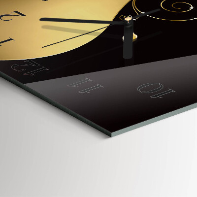 Quadrato orologio da parete Arte astratta
