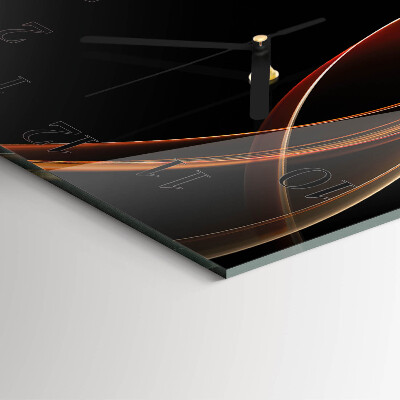 Orologio quadrato Linee astratte