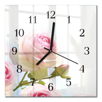 Orologio quadrato Rosa