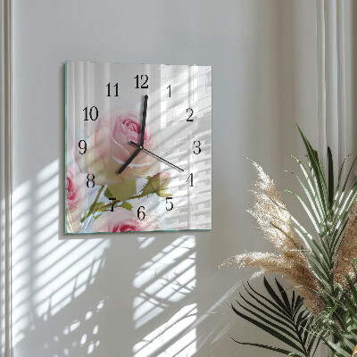 Orologio quadrato Rosa