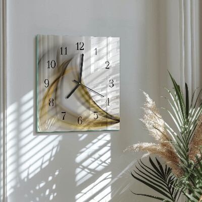 Orologio quadrato Linee astratte