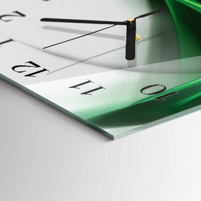 Orologio quadrato in vetro Linee astratte