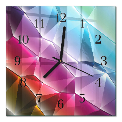 Quadrato orologio da parete Modello 3D
