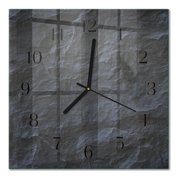 Quadrato orologio in vetro decorativo Sfondo